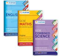 Daydream Education GCSE English, Maths (Higher) & Science Revision Guide Pack, Pocket-Sized, FREE Digital Editions with Over 1, 600 Assessment Questions! - for 2026-2027 exams (Pack of 3)