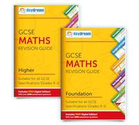 Daydream Education GCSE Maths (Foundation) & Maths (Higher) Study Pack, The Pocket-Sized Revision Guides, FREE Digital Editions with Over 2, 000 Assessment Questions! - for 2026-2027 exams (Pack of 2)