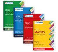 Daydream Education GCSE Maths (Higher), Biology, Chemistry & Physics Revision Guide Pack, FREE Digital Editions, Accessible on Computers, Phones and Tablets! - for 2026-2027 exams (Pack of 4)
