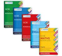 Daydream Education GCSE Maths (Higher), English, Biology, Chemistry & Physics Study Pack, Pocket-Sized Revision Guides, FREE Digital Edition for Computers, Phones and Tablets - for 2026-2027 exams