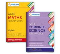 Daydream Education GCSE Maths (Higher) & Science Revision Guide Pack, FREE Digital Editions with Over 1, 000 Maths Assessment Questions! - for 2026-2027 exams (Pack of 2)