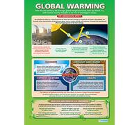 Daydream Education Global Warming | Geography Posters | Laminated Gloss Paper measuring 850mm x 594mm (A1) | Geography Classroom Posters | Education Charts