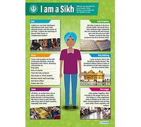 Daydream Education I am a Sikh | Religious Education Posters | Gloss Paper measuring 850mm x 594mm (A1) | Religious Studies Charts for the Classroom | Education Charts