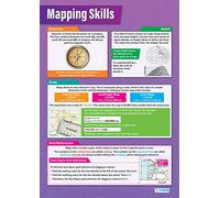 Daydream Education Mapping Skills | Geography Posters | Gloss Paper measuring 850mm x 594mm (A1) | Geography Classroom Posters | Education Charts