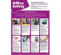 Daydream Education Office Safety Poster, Laminated Paper Extra Large A1 (850 mm x 594 mm) - Health & Safety Wall Chart for Office and Workplace