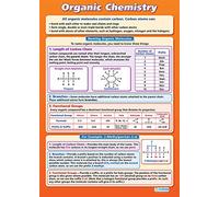 Daydream Education Organic Chemistry | Science Posters | Laminated Gloss Paper measuring 850mm x 594mm (A1) | Science Charts for the Classroom | Education Charts