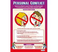 Daydream Education Personal Conflict | PSHE Posters | Laminated Gloss Paper measuring 850mm x 594mm (A1) | PSE Classroom Posters | Education Charts