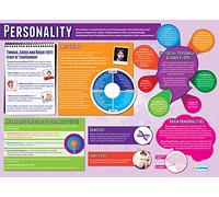 Daydream Education Personality | Psychology Posters | Laminated Gloss Paper measuring 850mm x 594mm (A1) | Psychology Charts for the Classroom | Education Charts