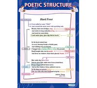 Poetic Structure | English Literature Posters | Gloss Paper measuring 850mm x 594mm (A1) | English Lit Classroom Posters | Education Charts by Daydream Education