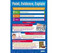 Daydream Education Point, Evidence, Explain English Poster - EXTRA LARGE - A1 (850mm x 594mm) - Gloss Paper - English Language Secondary School Wall Charts
