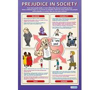 Daydream Education Prejudice in Society | PSHE Posters | Gloss Paper measuring 850mm x 594mm (A1) | PSE Classroom Posters | Education Charts