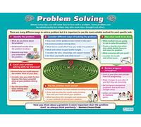 Daydream Education Problem Solving | Life Skills Posters | Laminated Gloss Paper measuring 850mm x 594mm (A1) | Functional Skills Classroom Posters | Education Charts