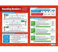 Daydream Education Rounding Numbers | Maths Charts | Gloss Paper measuring 594 mm x 850 mm (A1) | Math Charts for the Classroom | Education Posters