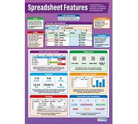 Daydream Education Spreadsheet Features | ICT Posters | Laminated Gloss Paper measuring 850mm x 594mm (A1) | Computing Charts for the Classroom | Education Charts