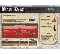 Daydream Education The Black Death | History Posters | Laminated Gloss Paper measuring 850mm x 594mm (A1) | History Classroom Posters | Education Charts