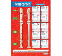 The Recorder | Music Posters | Laminated Gloss Paper measuring 850mm x 594mm (A1) | Music Charts for the Classroom | Education Charts by Daydream Education