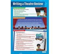 Daydream Education Writing a Theatre Review | Drama Posters | Gloss Paper measuring 850mm x 594mm (A1) | Theatre Posters for the Classroom | Education Charts