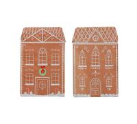 Daydream Society Baking Spirits Bright - Guest Napkins - Gingerbread House Pattern - Guest Napkins in Pastel Colors - Pack of 16 Napkins - For Birthdays, Holidays and more