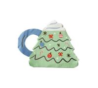 Daydream Society Baking Spirits Bright - Large Napkins - Christmas Tree Mug Pattern - Large Napkins in Pastel Colors and Silver Foil Pattern - Pack of 16 Napkins - For Birthdays, Holidays and more