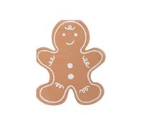 Daydream Society Baking Spirits Bright - Large Napkins - Gingerbread Man Pattern - Large Napkins in Pastel Colors - Pack of 16 Napkins - For Birthdays, Holidays and more