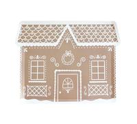 Daydream Society Baking Spirits Bright - Large Plate - Gingerbread House Design - Pack of 8 Paper Plates - For Birthdays, Holidays and more