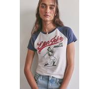 Daydreamer Elton John Los Angeles Tee at Free People in Blue Pattern, Size: Medium - female