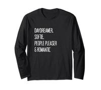 Daydreamer, Softie, People Pleaser & Romantic Long Sleeve T-Shirt
