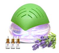 Dayear Water Air Purifier with 30ml Essential Oils,Color Changing LED Light | Air Filter Aroma Diffuser Air Bowl Purifier Air Freshener Humidifier Aromatiser for Home & Bedroom Green