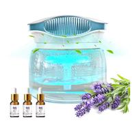 Dayear Water Air Purifier with 30ml Essential Oils,Ioniser for Home Bedroom | Aroma Diffuser & Colour Changing LED Light, Air Freshener Humidifier Aromatiser Quiet Air Cleaner
