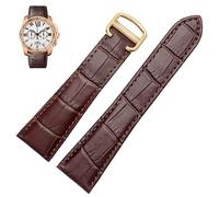 dayeer Genuine Leather Watch Band For Cartier Tank Claire London Solo Mechanical Watch Accessories