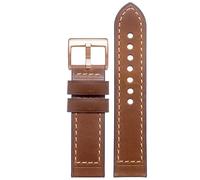 dayeer Leather Watch Strap For Hamilton Khaki Field H70555533 H70455533 Little Red Cap Men Watchband(Brownr1,20mm)