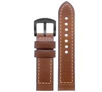 dayeer Leather Watch Strap For Hamilton Khaki Field H70555533 H70455533 Little Red Cap Men Watchband(Brown matteb1,20mm)