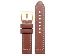 dayeer Leather Watch Strap For Hamilton Khaki Field H70555533 H70455533 Little Red Cap Men Watchband(Browng4,22mm)