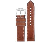 dayeer Leather Watch Strap For Hamilton Khaki Field H70555533 H70455533 Little Red Cap Men Watchband(Bown mattes2,20mm)
