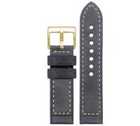 dayeer Leather Watch Strap For Hamilton Khaki Field H70555533 H70455533 Little Red Cap Men Watchband(Grayg7,20mm)