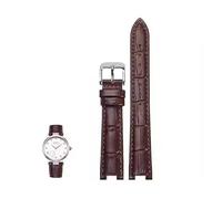dayeer Notched leather watch Strap for GC bracelet(Browns,22-13mm)