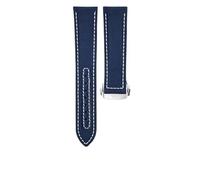 dayeer Nylon canvas men's watch strap for Omega Seamaster 300 AT150 Speedmaster watch chain(Bluews2,19mm)