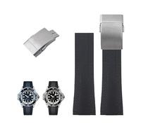 dayeer Rubber Watch Strap For Breitling Aerospace Chronograph Super Ocean Heritage And Pilot 46mm Dial