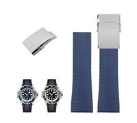 dayeer Rubber Watch Strap For Breitling Aerospace Chronograph Super Ocean Heritage And Pilot 46mm Dial
