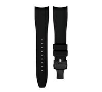 dayeer Silicone Watch Strap For HAMILTON Arc-shaped Interface Pin Buckle Butterfly Buckle Bracelet