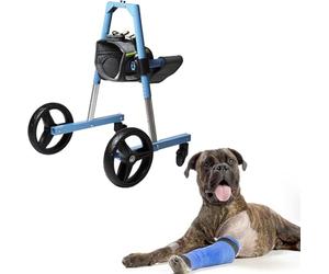 DAYGIFT Front Leg Dog Wheelchair for Support Small Medium Large Dogs, Disabled Doggie Wheelchairs Brace for Walking, Adjustable Pet Assisted Walk Training Cart,XS