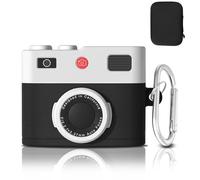 Dayinkes Compatible with Airpods Pro 2nd/1st Generation Case with Keyring, Camera Design for AirPods Pro 2 Case 2022/2023, Shockproof Case Compatible with Airpods Pro 2nd/1st (Black)