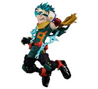 DAYIYUE MHA Anime Izuku Midoriya 13CM Figure Statue Hero Deku Jumping Posture Battle Suit Dynamic Moment PVC Figures Model for Desk Decor and Collectible Gift