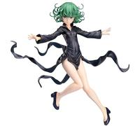 DAYIYUE ONE PUNCH Anime S-level Hero Tatsumaki 23CM Figure Statue Saitama Terrible Tornado Standing Battle Posture Figures PVC Toy Model for Desk Decor and Collectible Gift (23CM)