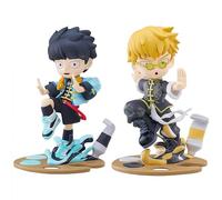 DAYIYUE Shigeo Kageyama/Mob Arataka Reigen Figure Statue Anime Psycho 100 Chinese Kung Fu Costume Standing Posture 11CM Figures PVC Model for Home Decor and Collectible Gift (2 Pcs)