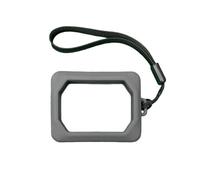 DAYJOY Soft Silicone Protective Bumper Frame Case Compatible with Crucial X9/X9 Pro/X10/X10 Pro Portable SSD - Shockproof Scratch Resistant Skin Sleeve (Grey)