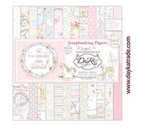 Dayka Trade ScrapbookingHa Born A Star, Girl, 24+2 Paper Designs 12x12 Inches