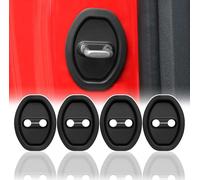 DAYKET 4 Pcs Car Silicone Door Latch Protective Cover for BYD Yangwang U8/Yangwang U9, Silent Shock Pads Vehicle Doors Locks Guard Stopper Set,A/Black