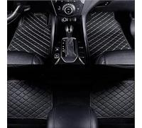 DAYKET Leather Car Floor Mats, for Jaguar F-PACE（X761 2016-2020 Non-Slip Waterproof Car Mats Luxury Auto Floor Liner,A/All Black