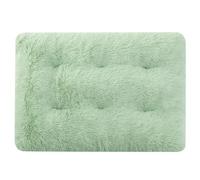 DAYKETNE Dog Bed Large Washable,Crate Mattress with Non Skid Bottom,Soft Warm Medium Pet Cat Beds Cushion Mattress,Green-95X65cm